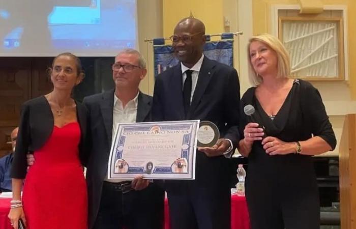 Arcore, city councilor Gaye awarded in Foggia for peace