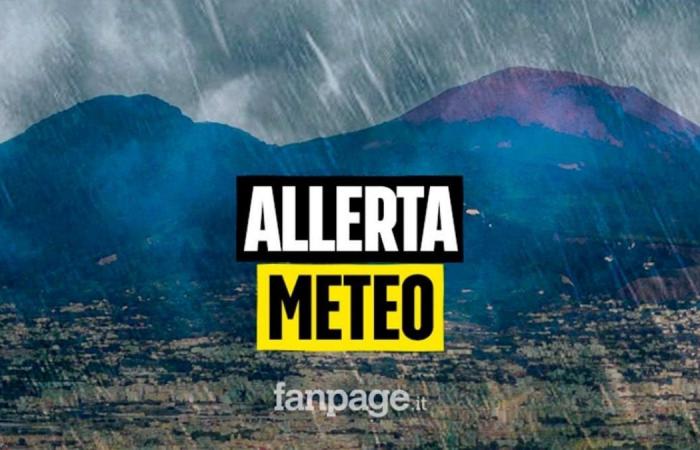 Weather Alert in Campania, heavy rains from 10am to 10pm tomorrow Tuesday 2 July