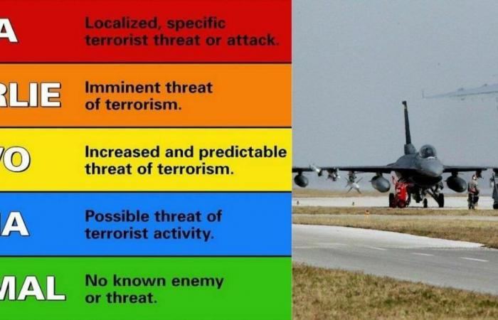 “Charlie” alert at US military bases, threat level “not seen in 10 years”
