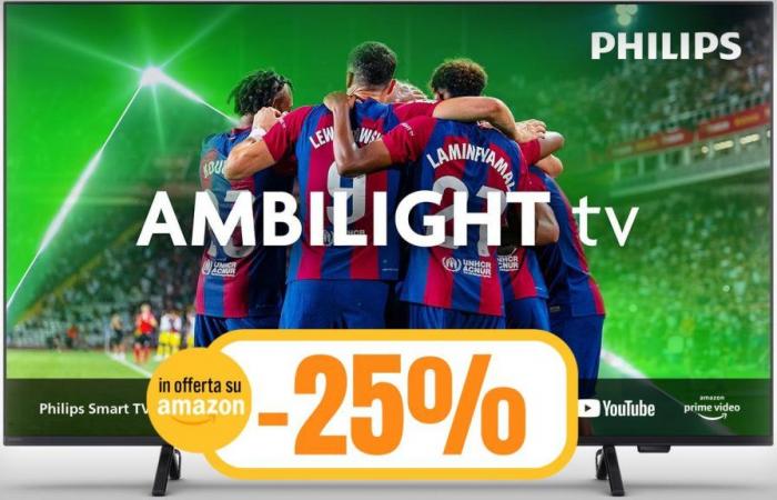 Philips Ambilight smart TV at a SHOCKING price on Amazon: the deal of the week!
