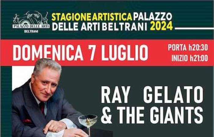 Jazz at Court, Ray Gelato in Trani on July 7th