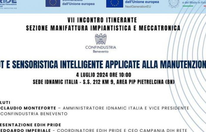 Confindustria. 7th Itinerant Meeting of Manufacturing at Idinamic Italia