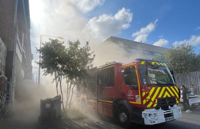 Lille-Sud: a fire breaks out in a store, the area completely filled with smoke