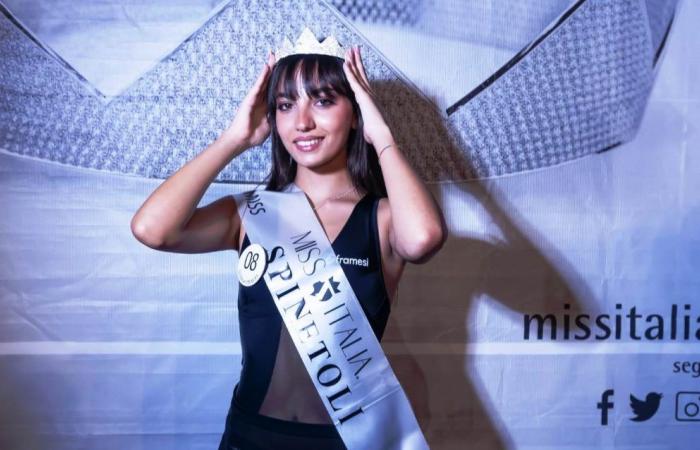 Eighteen-year-old Irene Boschi from Macerata wins the title of Miss Spinetoli