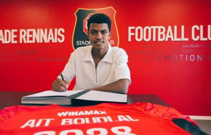 Stade Rennais. Moroccan central defender Abdelhamid Ait Boudlal signs until 2028