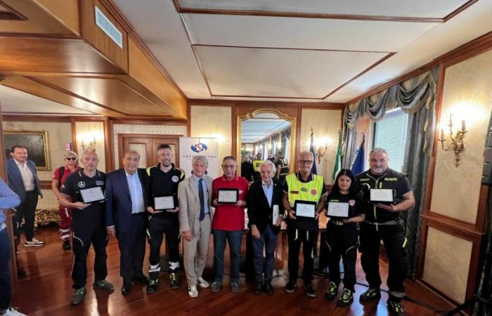 Arec, awards given to volunteer associations of the Campania Region Italpress press agency