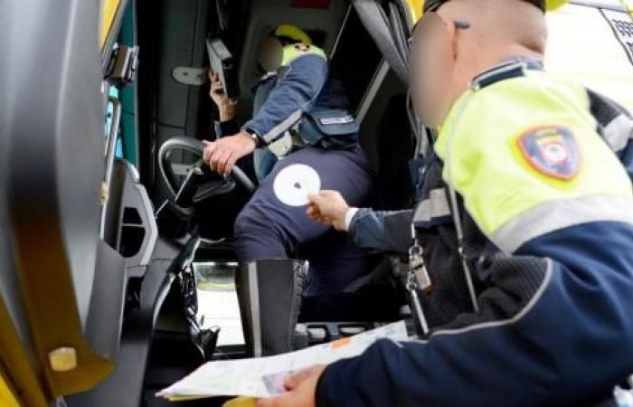 Bari, fine of over 14 thousand euros for a truck driver who has been driving for 17 hours