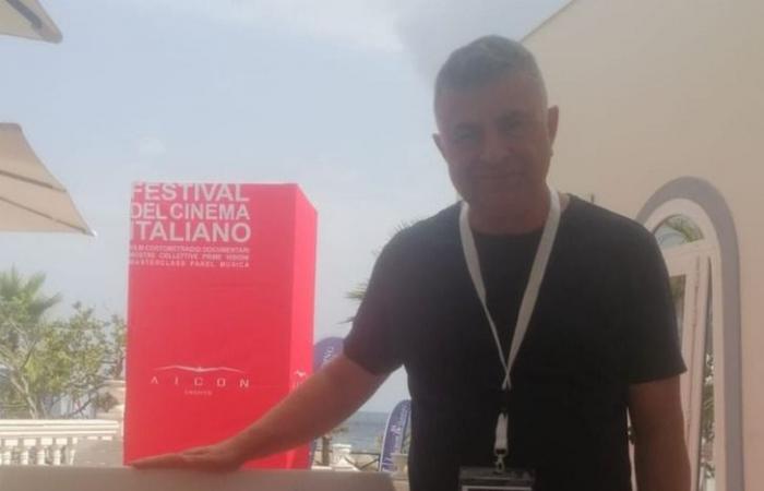 Biagio Maimone presents his book at the Italian Film Festival