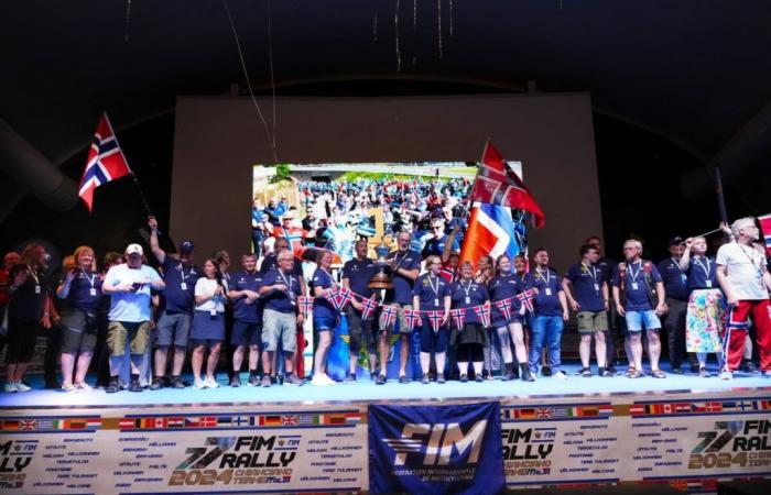 Rally FIM, the success of the 77th edition. Norway wins