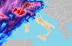 A massive rise of Sahara dust over Italy is imminent over the Easter and Easter Monday weekend