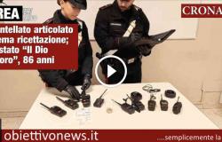 IVREA – Dismantled articulated receiving system; “The God of Gold” arrested, 86 years old