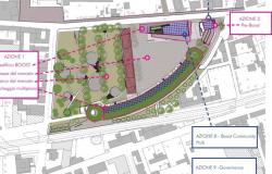 In Busto the market area becomes “Piazza dei Fili Urbani”: construction site from September 2024