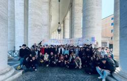 Also the Itts Volta of Perugia in the Vatican for the meeting of the Peace Schools Network with the Pope