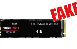 SSD 1080 PRO is not what you think: it passes itself off as a Samsung SSD, but it is a fake