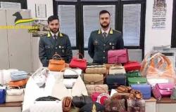 Counterfeit luxury bags and accessories seized by the Como financial police