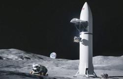 NASA Releases New Render of SpaceX’s Starship Landed on the Moon’s Surface