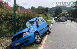 Narni: crash on Flaminia. Five injured, two are minors