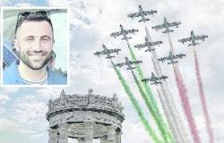 Fano, pilot Luca Battistoni joins the aerobatic team of the Frecce Tricolori