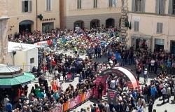 Giro d’Italia, stage Foligno – Perugia; the road system for departure, access to the center and events