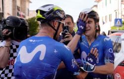 Sanchez recovers and beats Alaphilippe, who fell on the dirt road