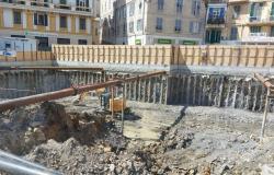 construction site in Piazza Eroi, digging continues and by the end of May we will reach -5.5 meters (Photo) – Sanremonews.it