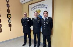 Carabinieri Ravenna. Promotion for Lt. Col. Marco Prosperi and Captain Simone Ricci