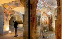 new visit to the ancient rock church of Santa Croce by Italia Nostra