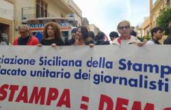 Sicily, Fnsi and Assostampa at the procession for Peppino Impastato. Constant: «he was a witness to the truth»