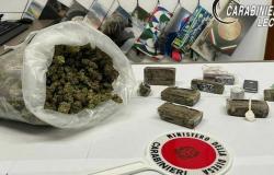 He hid a kilo and a half of hashish, cocaine and marijuana: 24-year-old arrested