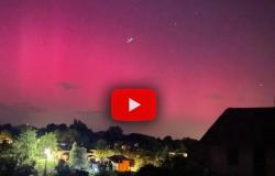 Aurora Borealis also visible in Italy, the sky turns red in many regions; video