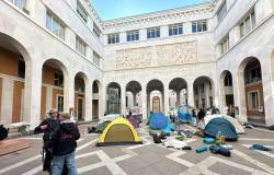 Padua, student intifada: the Bo courtyard occupied