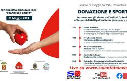 Public meeting with the students of Q. Ennio E Vespucci of Gallipoli on the theme “Donation and Sport” »