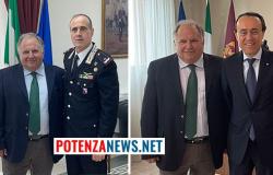 The President of the Military Tribunal of Naples arrives in Potenza, welcomed by the Commander of the “Basilicata” Carabinieri Legion. The details