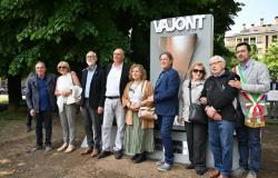 The memory of Vajont carved in the monument in Legnano (Video)