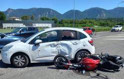 Terni: motorbike-car collision on the Marattana. Serious 58 year old centaur