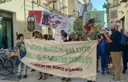 In Lecce 300 march against the expansion of the Porsche track