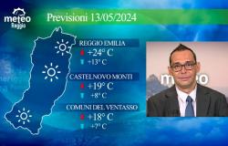 Reggio Emilia, look at the weather forecast for Monday 13 May 2024 Reggionline – Telereggio – Latest news Reggio Emilia |