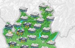 Lombardy weather. Anticyclone declining, rains and thunderstorms return, even strong ones, by Wednesday « 3B Weather
