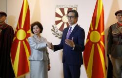 North Macedonia, diplomatic incident with Athens during the inauguration of the new president