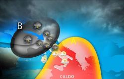 in the next few days Italy will be divided between thunderstorms and a first African flare-up; Sanò speaks