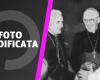 The fake “historical photo” that portrays together the last three Popes Benedict XVI, Francis and John Paul II
