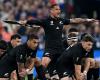 The unusual object held during the All Blacks’ Haka at the Rugby World Cup: it looks like a weapon
