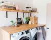 How to create a laundry room in the bathroom: the trick that will make you turn around