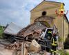 Truck skids and knocks down the portico of a small church in Vicenza – News