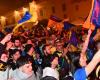 Futsal Mazara, the A2 dream is now reality. Fans celebrate in the square