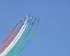 Italian pride will color the skies of Trani green, white and red