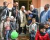 Sant’Agata sul Santerno. Over 200 people attended the Azzaroli nursery school to celebrate the reopening after the flood. Bonaccini: “This land is strong”