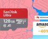 VERY SMALL price on this SanDisk microSDXC! You pay just €18!
