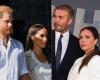 Inside the “feud” between the Beckhams and Harry and Meghan Markle (big absentees at Victoria’s party)