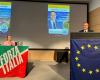 In Varese the political manifesto of Marco Reguzzoni, candidate for the European elections with Forza Italia